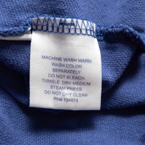 Vineyard Vines Men’s Polo Shirt Navy Whale Logo Golf Coastal Preppy Size Large - Picture 7 of 8